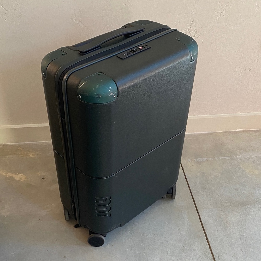 Dark Green Rolling Suitcase